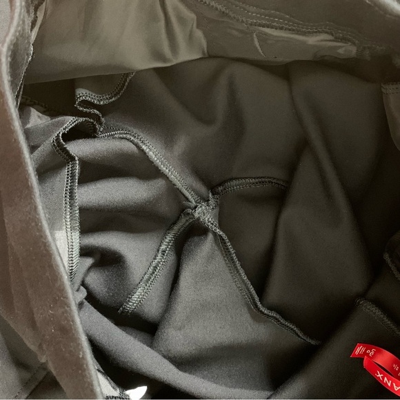 Spanx womens black Ponte wide leg pants L - Picture 7 of 8